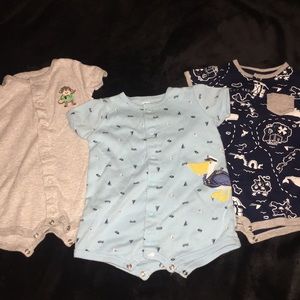 Carter’s Baby Boy Romper Bundle